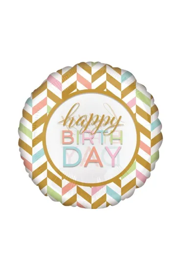Amscan Balon foliowy Celebration Jumbo pastel 71x71cm