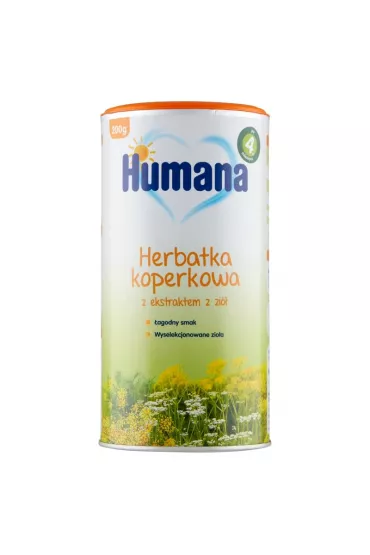 Humana Herbatka koperkowa z ekstraktem z zi po 4. miesicu 200 g