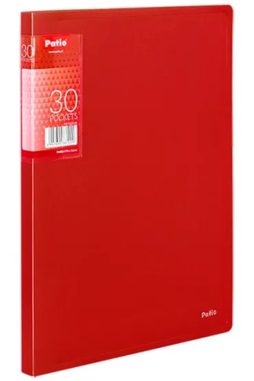 Patio Album ofertowy A4 30 koszulek czerwony clear 349562