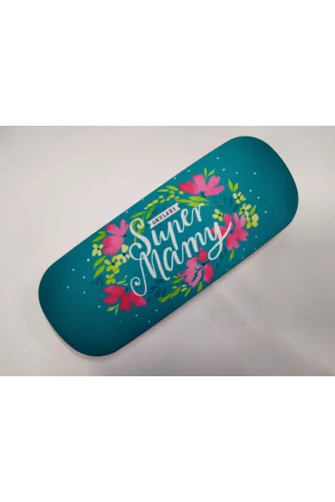Etui na okulary Super Mama - kwiaty