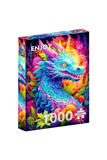 Puzzle 1000 Niebia�ski smok Enjoy
