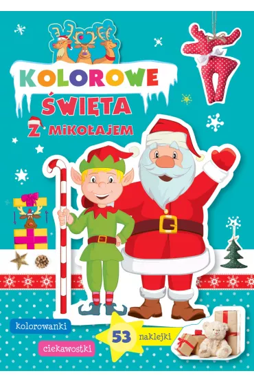 Kolorowe �wi�ta z Miko�ajem. 53 naklejki - Ewa Gorzkowska-Parnas