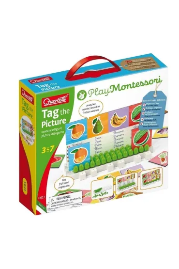 Montessori. Tablica z obrazkami Quercetti