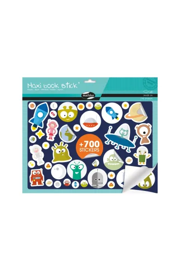 Avenue Mandarine Zestaw naklejek Maxi Book Stick Kosmos