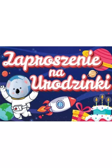 Yeku Zaproszenie Urodziny 10 szt.