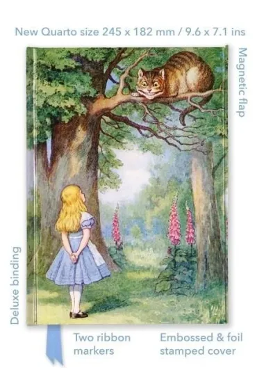 Flame Tree Notatnik quatro Alicja w Krainie Czar�w linia
