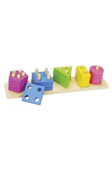 Sorter kszta�t�w pastelowy Goki