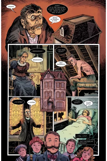 DC Black Label Hill House Comics. Rodzina z domku dla lalek - Peter Gross, M R Carey, Vince  Locke, Cris Peter