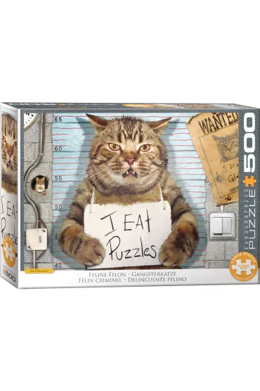 Puzzle 500 el. Felony Cat by Paul Normand Eurographics