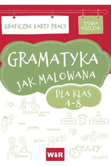 Gramatyka jak malowana. Graficzne Karty Pracy dla klas 4-8