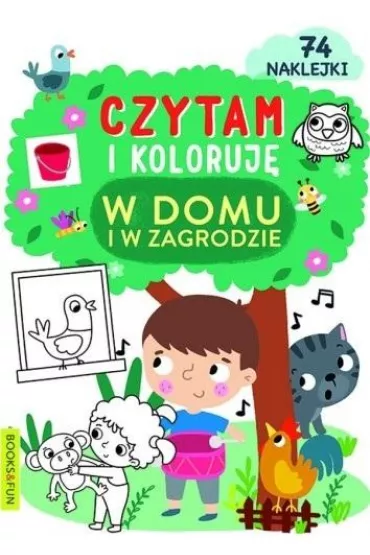 W domu i w zagrodzie. Czytam i koloruj�