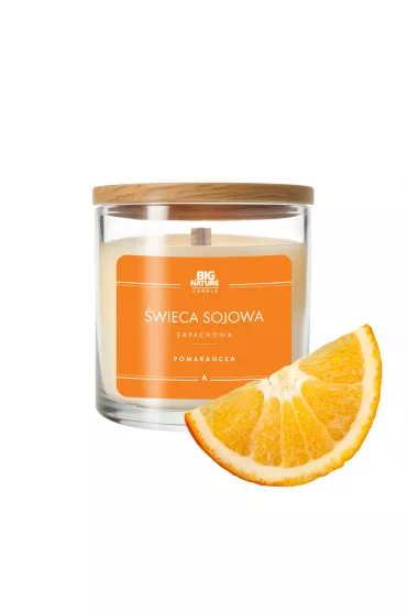 Big Nature wieca sojowa zapachowa Pomaracza 150 g