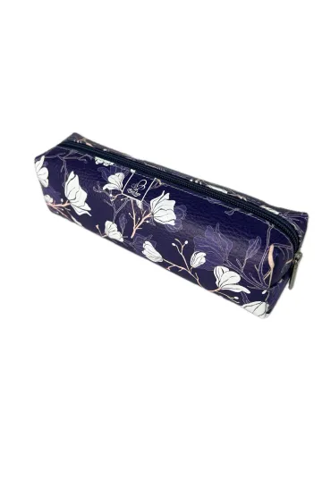 EV-Corp Pi�rnik szkolny m�odzie�owy prostok�t kostka Magnolie Dark Blue