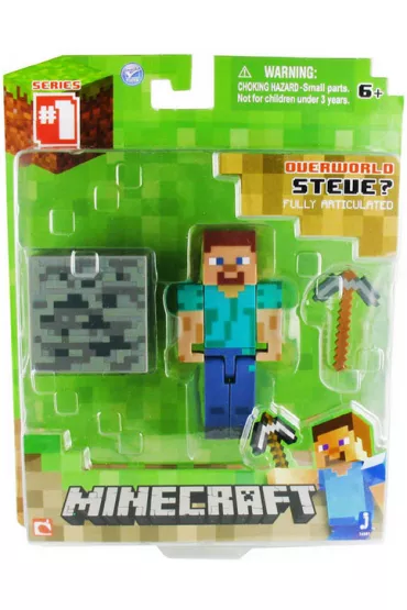 Minecraft. Figurka Steve + akcesoria *
