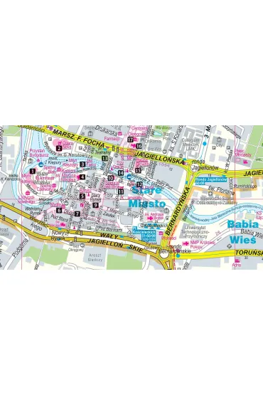 Bydgoszcz i Toru� map&guide PL laminat 2023