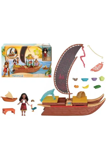 Figurki Disney Vaiana Wyprawa canoe