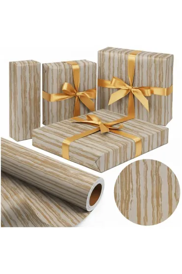 PaperHit Papier ozdobny Z�oty Kraft X-Strong 38cmx20m