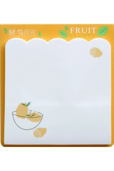 M&G Karteczki samoprzylepne Summer Fruit, 60 kartek 76 x 76 mm 60 kartek