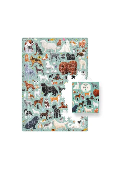 Puzzlove CzuCzu Psy 500 el. puzzle rodzinne Bright Junior Media