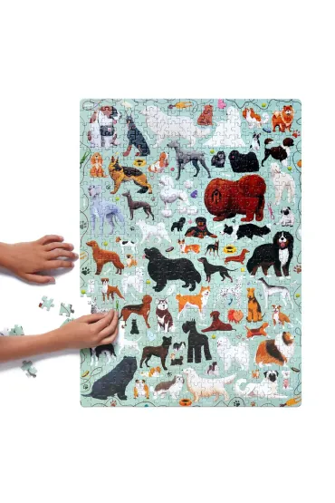 Puzzlove CzuCzu Psy 500 el. puzzle rodzinne Bright Junior Media