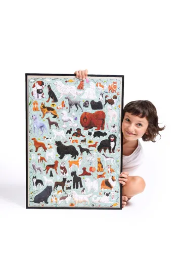 Puzzlove CzuCzu Psy 500 el. puzzle rodzinne Bright Junior Media
