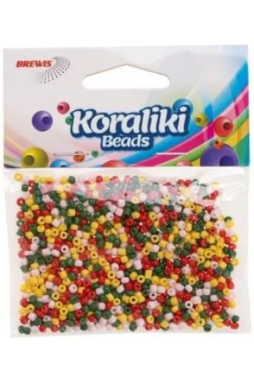 Brewis Koraliki akrylowe do nawlekania 35mm, 30g