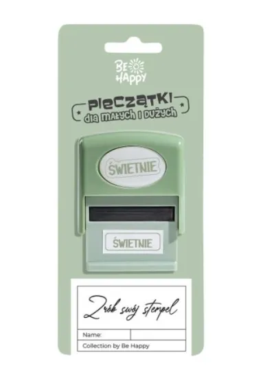 Be-Happy Gifts Piecz�tka dla dzieci z napisem �wietnie