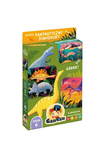 CzuCzu Puzzle. Fantastyczne dinozaury Bright Junior Media