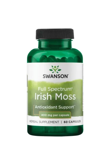 Swanson Full Spectrum Irish Moss 400 mg - Mech irlandzki Suplement diety 60 kaps.