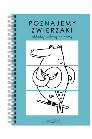 Poznajemy zwierzaki. Uk�adaj, koloruj, poznawaj - Zuzanna Szeli�ska