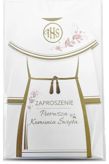 Zaproszenia komunia �w. alba 4 szt.
