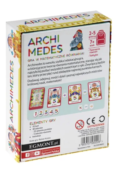 Archimedes Gry do plecaka Egmont - Reiner Knizia