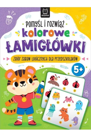Pomy�l i rozwi�� kolorowe �amig��wki. Zbi�r zabaw logicznych dla przedszkolak�w 5 - Beata Karlik