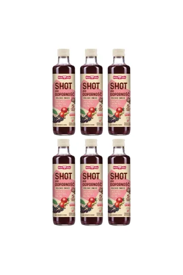 Polska R�a Shot na odporno�� polskie owoce zestaw 6 x 250 ml