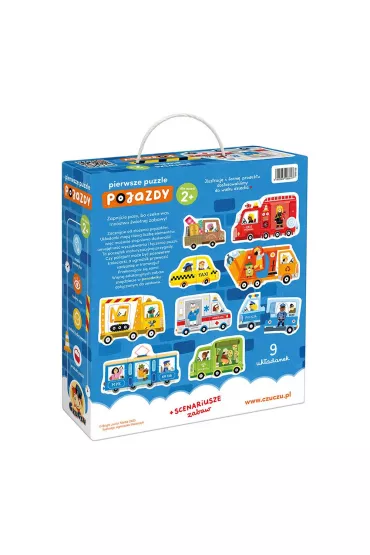 CzuCzu Pierwsze puzzle Pojazdy 2+ Bright Junior Media