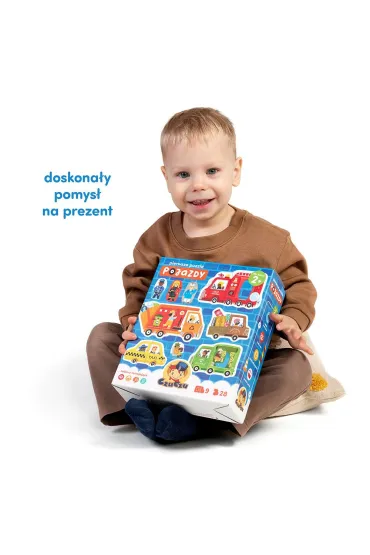 CzuCzu Pierwsze puzzle Pojazdy 2+ Bright Junior Media