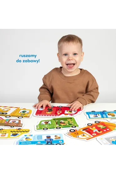 CzuCzu Pierwsze puzzle Pojazdy 2+ Bright Junior Media
