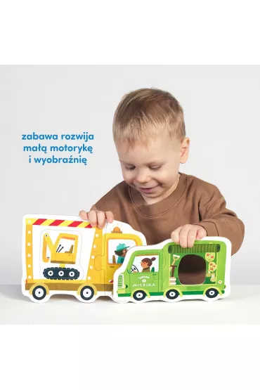 CzuCzu Pierwsze puzzle Pojazdy 2+ Bright Junior Media