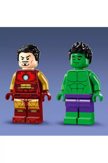 LEGO Super Heroes Marvel Iron Man z motocyklem i Hulk 76287