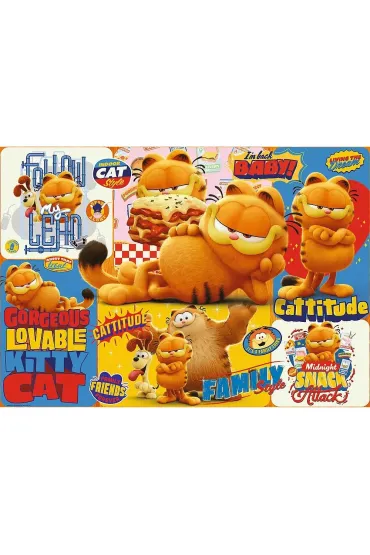 Puzzle 1000 el. Przygody Garfielda Trefl
