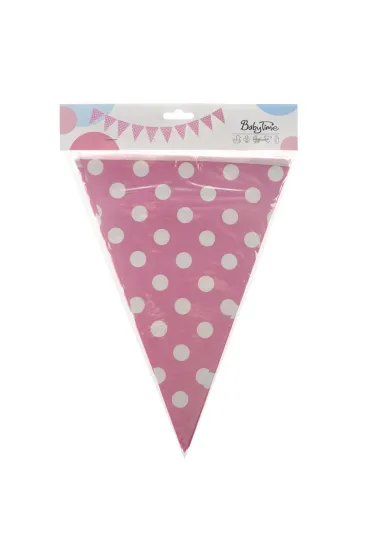 Girlanda kropki r�owa
