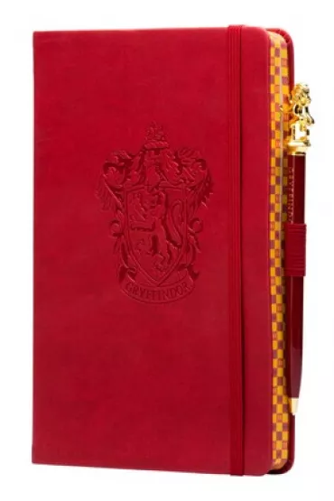 Harry Potter: Gryffindor, notesnik w mi�kkiej oprawie z d�ugopisem