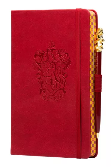 Harry Potter: Gryffindor, notesnik w mi�kkiej oprawie z d�ugopisem