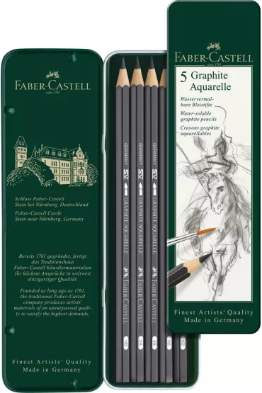 Faber-Castell O��wki Graphite Aquarelle 5 szt.
