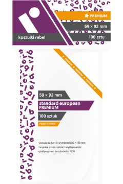 Rebel Koszulki Standard European Premium 59 x 92 mm 100 szt.