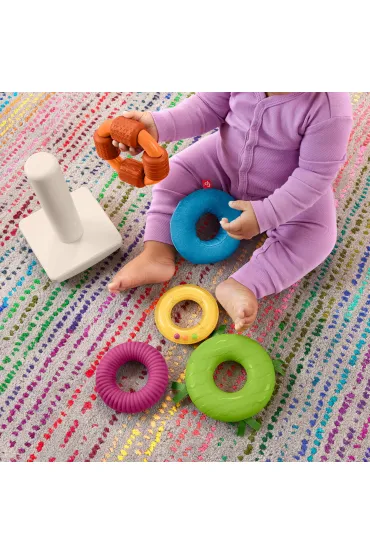 Fisher-Price. Piramidka sensoryczna HXK47 Mattel