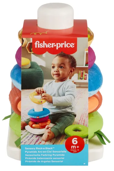 Fisher-Price. Piramidka sensoryczna HXK47 Mattel