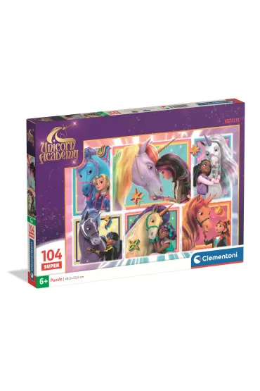 Puzzle 104 el. Super Unicorn Academy Clementoni