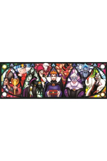 Puzzle 1000 el. Panorama - Villains Clementoni