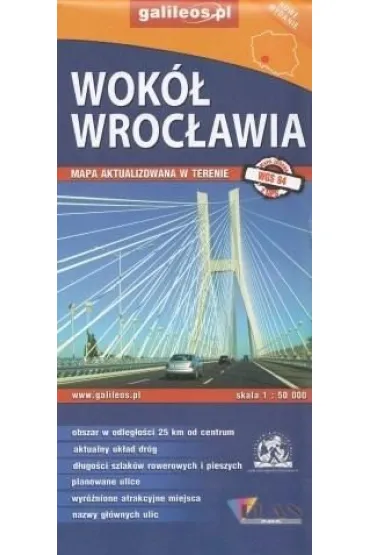 Wok� Wroc�awia. Mapa 1:50 000